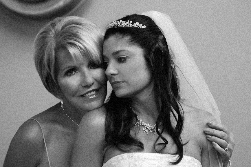 mom and bride